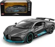 RASTAR 64210 1/32 Bugatti Die Cast Metal Car Model - Officially Licensed Bugatti Divo Die-Cast for Play and Display - Ideal Gift - Grey