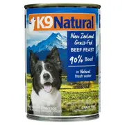 K9 Natural Beef Adult Dog Can 370gx12