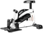 Indoor Mini Elliptical Machine Trainer, Various Adjustable Resistance Compact Strider with Built-in Display Monitor & Magnetic Smooth Quiet Driven for Home Office Cardio Training Portable