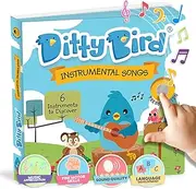 Ditty Bird Musical Books for Toddlers | Fun Instruments & Nursery Rhyme Book | Sing- Along Talking Books | Children's Interactive Toddler Books for 1 Year Old to 3 Year Olds | Sturdy Baby Sound Books