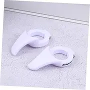 [SUPVOX] 1 Pair Rest Handlebar Se Bike Accessories Relax Handle Bar Handlebar Accessories Handlebar Extender Handlebar Caps Rest Handle Bar Road Bike Accessories Handlebar Grips White