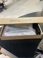 Large LCD Digital Clock Wall Alarm