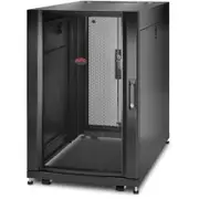 APC NetShelter SX 18U Floor Standing Rack Cabinet for Server, Storage - Black - AR3106
