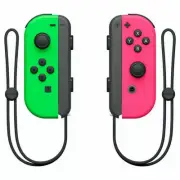 Nintendo Switch JoyCon Controllers - Neon Green/Neon Pink