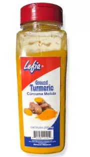 lefia Turmeric-Root-Ground/Tumeric/Powder-Curcuma-Molida-en/Polvo 16 oz