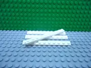 Lego 4 White 1x10 base plate NEW