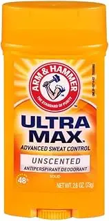 ARM & HAMMER ULTRAMAX Anti-Perspirant Deodorant Invisible Solid Unscented 2.60 oz (Pack of 5)