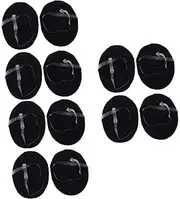 Healeved Sport Bra 6 Pairs Underarm Sweat Pads Armpit Dress Sweat Absorbing Pads Running Sweat Cushion Polyester Armpit Pad Dress for Underarms Cleanse Protection Pad Miss Antiperspirant