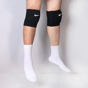 【NIKE 耐吉】護膝 Essential Knee Pads 男女款 黑 排球 護具 運動 防撞 刷毛(NVP06-001)