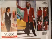 Vogue 2989 Sewing Pattern sz 6-8-10 Women's Skirt Jacket Vest Pants