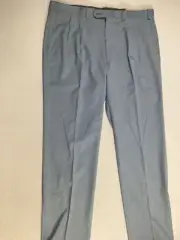 Mens Ralph Lauren Light Blue Dress Pants Size 38W 34L NEW