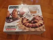 BNIB SEALED Pyrex Crown Corning 3 Piece Set Clear Glass VINTAGE 1992