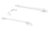 Pack of 2 IKEA KOMPLEMENT Pull Out Rail for Baskets white 35cm 13 4/5" PAXSystem