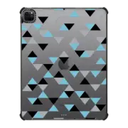 iPad Pro 12.9-inch (5th/6th gen) iPad Impact Case Triangles Ice Blue