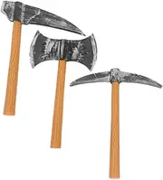Generic 3pcs Dwarf Props Foam for Stage Foam for Costumes Axe Halloween Gnome Prop Dwarf Halloween Cosplay Cosplay Accessories Gnome Accessories Axe Eva