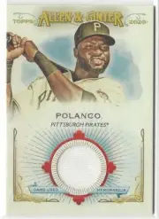 2020 Topps Allen & Ginter Gregory Polanco Jersey Relic Pittsburgh Pirates