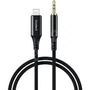 Choetech AUX007 Lighteing male to 3.5mm Male Audio Braided cable 1M - Black