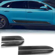 For 2015 - 2022 PORSCHE MACAN CARBON FIBER DOOR LOWER MOLDING TRIM SET