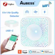 Tuya Zigbee WiFi 6 In 1 Air Quality Detector