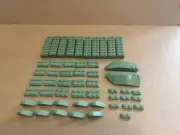 Lego Plate 2x8 2x3 1x2 1x3 Sand Green New Lot 52