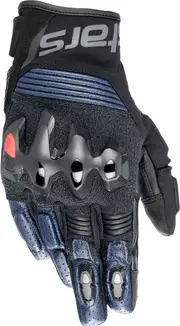 Alpinestars Halo, gloves , color: Black/Dark Blue , size: 3XL