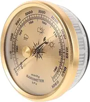 HAKIDZEL Outdoor Dial Barometer Multi-use Metal Pressure Gauge for Home Weather Monitoring and Atmospheric Conditions Display High Precision Sensor