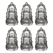 Mega Favors - Baby Guadalupe Statue Glassware - Clear, Set of 6