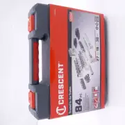 Crescent CTK84C SAE/Metric 6 & 12-Point Socket Wrench Set 1/4" & 3/8" Drive