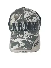 US Army Baseball Cap, Military Digital Camouflage Hat, Officially Licensed