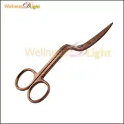 Famore Type Double-Curved Embroidery Applique Scissor 6" Rose Gold Color DS-1371