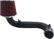 2.5 Inch Cold Air Intake Kit with Filter Fit for Honda Civic 2001 2002 2003 2004 2005 DX/LX/EX/GX/VP AT/MT 1.7L (Black Tube & Red Filter)