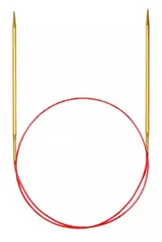 Addi Brass Lace Tip Circular Knitting Needles - 120cm (47")