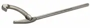 Adjustable hook spanner wrench, packing gland nuts, hydraulic seal repair tools