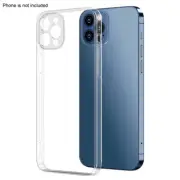 Clear TPU Phone Case Slim Soft Cover for iPhone 15/14/13/12/11 Mini/Pro/Plus/Max