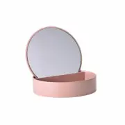Gift Company Cosmetic box Spa M, make-up box with mirror, MDF, Rosewood, 26 cm