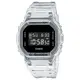 CASIO卡西歐G-SHOCK DW-5600SKE-7 時尚白透系列經典方形腕錶42.8mm