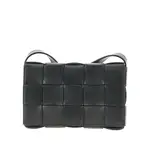 [BOTTEGA VENETA] BOTTEGA VENETA 'Cassette' leather crossbody bag Man One Size One Size Green