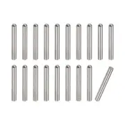 4x20mm Dowel Pins, 50pcs Round Head Flat Chamfered End Dowel Pin