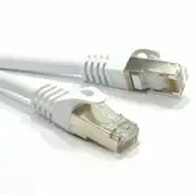 Astrotek CAT6A Shielded Cable 2m Grey/White Color 10GbE RJ45 Ethernet Network LAN S/FTP LSZH Cord 26AWG PVC Jacket