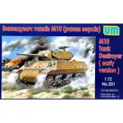 UNIMODELS UM 201 Plastic scale models kit 1:72 M10 tank destroyer, early version