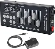 DMX 54 Channel Light Controller for DJ and Stage Lights - Mini DMX512 Control Board for LED Lighting Console