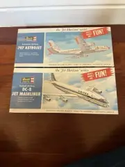 Revell DC-8 UA Mainliner And 707 Astrojet AA - New Shrink Wrap - Lot Of 2