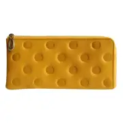 f/l Easy Living [Himeji Leather L-shaped Long Wallet] Compact Long Wallet Ladies
