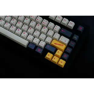 GMK Ishtar鍵帽，128鍵PBT鍵帽Cherry原廠高度熱升華工藝，鍵帽用於機械鍵盤的個性化鍵帽