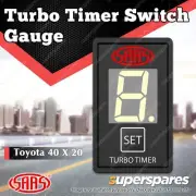 SAAS Digital Turbo Timer Switch Mount Gauge Auto for Toyota 40 x 20 (for: Toyota)