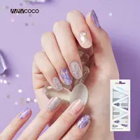 在飛比找PChome24h購物優惠-【VAVACOCO】光感凝膠光療美甲貼片-紫羅蘭20片(網路