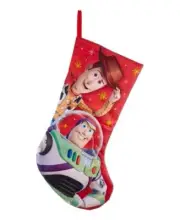 Disney TOY STORY Woody & Buzz Lightyear Christmas Stocking, 19", by Kurt Adler