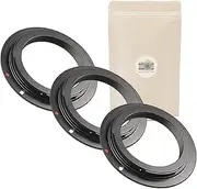 X3 M42 EOS Adapter Ring Obj M42 to Canon EOS EF EFS Case 100% Infinite Metal Adapter Preserved Metal - Adaptive French Brand