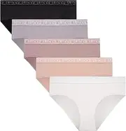 [Lucky Brand] Women's Underwear - 5 Pack Microfiber Hipster Briefs (S-XL)