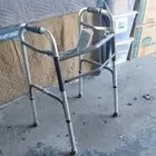 Roscoe Two-Button Folding Adult Walker w/ Aluminum Frame Brand New w/ Tags